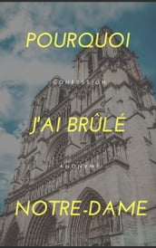 Pourquoi j ai brûlé Notre-Dame