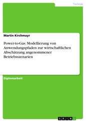 Power-to-Gas: Modellierung von Anwendungspfaden zur wirtschaftlichen Abschätzung angenommener Betriebsszenarien