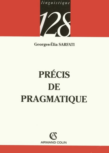 Précis de pragmatique - Georges-Elia Sarfati