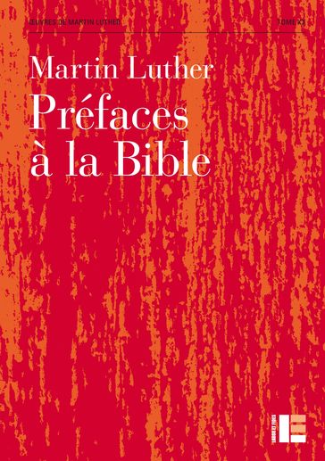 Préfaces à la Bible - Martin Luther