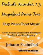 Prelude Number 1.3 Magnificat Primi Toni Easy Piano Sheet Music