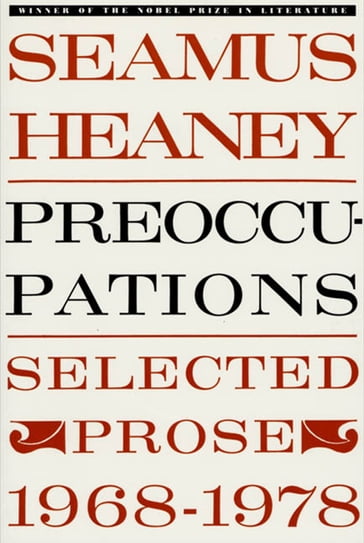 Preoccupations - Seamus Heaney