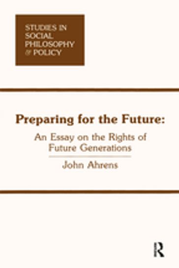 Preparing for the Future - John Ahrens