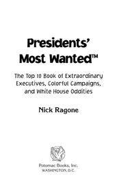 Presidents  Most Wanted