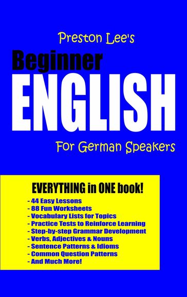 Preston Lee's Beginner English For German Speakers - Preston Lee