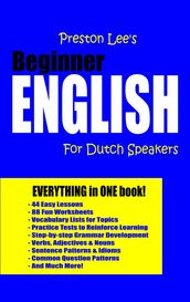 Preston Lee s Beginner English For Dutch Speakers