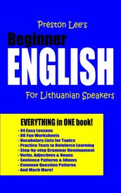 Preston Lee s Beginner English For Lithuanian Speakers