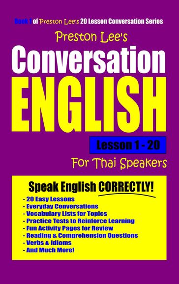 Preston Lee's Conversation English For Thai Speakers Lesson 1: 20 - Preston Lee