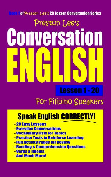 Preston Lee's Conversation English For Filipino Speakers Lesson 1: 20 - Preston Lee