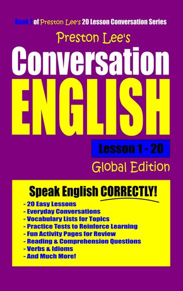 Preston Lee's Conversation English Lesson 1: 20 Global Edition - Preston Lee