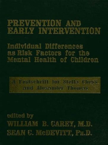 Prevention And Early Intervention - William B. Carey - Sean C. McDevit