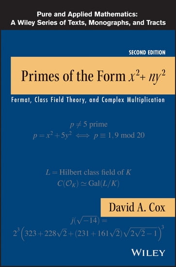 Primes of the Form x2+ny2 - David A. Cox