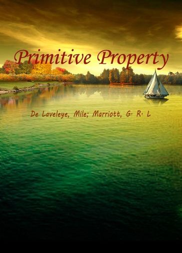 Primitive Property - De Laveleye - Mile