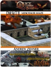Printable 3D dungeon Tiles Minotaur Maze set for Dungeons and Dragons, D&D, Gurps, Warhammer or other RPG