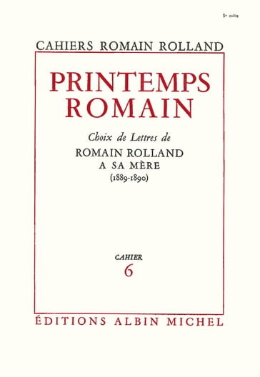 Printemps romain - Romain Rolland