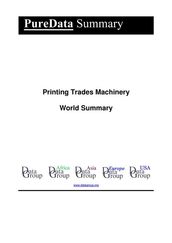 Printing Trades Machinery World Summary