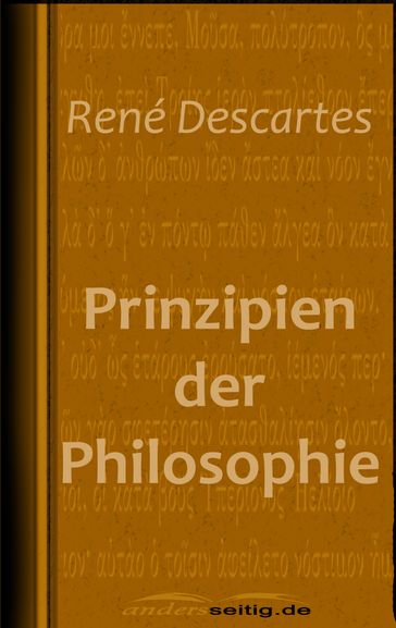 Prinzipien der Philosophie - René Descartes
