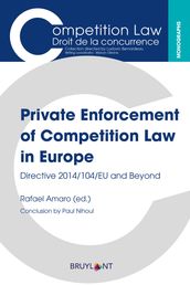 Private Enforcement of Competition Law in Europe