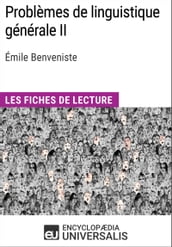 Problèmes de linguistique généraleII d Émile Benveniste
