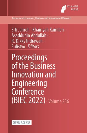 Proceedings of the Business Innovation and Engineering Conference (BIEC 2022)