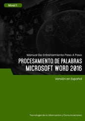 Procesamiento de Palabras (Microsoft Word 2016) Nivel 1