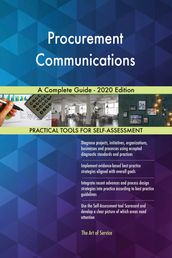 Procurement Communications A Complete Guide - 2020 Edition