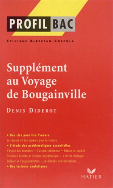 Profil - Diderot : Supplément au voyage de Bougainville - Denis Diderot - Georges Decote - Sylviane Albertan-Coppola