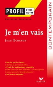 Profil - Echenoz (Jean) : Je m