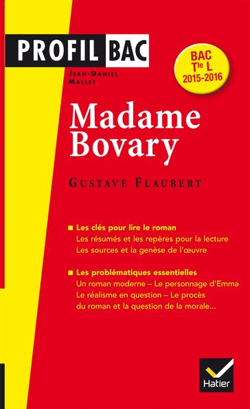 Profil Madame Bovary (Flaubert) - Jean-Daniel Mallet