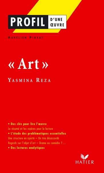 Profil - Reza (Yasmina) : Art - Aurélien Pigeat - Georges Decote - Yasmina Reza