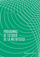 Programas de Estudio de la Metafísica