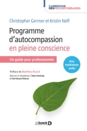 Programme d autocompassion en pleine conscience