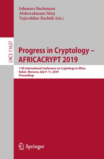 Progress in Cryptology  AFRICACRYPT 2019