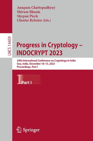 Progress in Cryptology  INDOCRYPT 2023