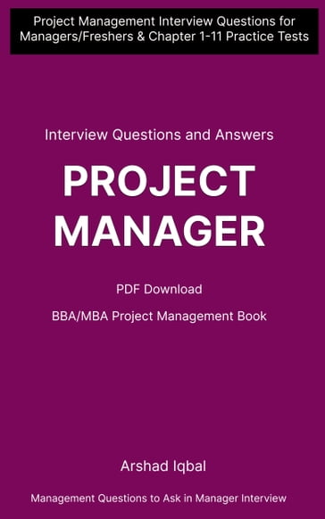 Project Management Quiz PDF Book   BBA MBA Management Quiz Questions and Answers PDF - Arshad Iqbal