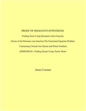 Proof of Riemann s Hypothesis