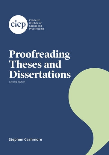 Proofreading Theses and Dissertations - Stephen Cashmore