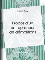 Propos d un entrepreneur de démolitions