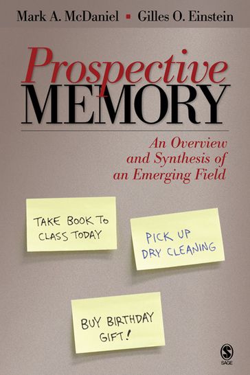 Prospective Memory - Gilles O. Einstein - Mark A. McDaniel