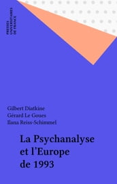 La Psychanalyse et l Europe de 1993