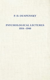 Psychological Lectures 1934-1940