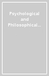 Psychological and Philosophical Studies of Jung¿s Teleology