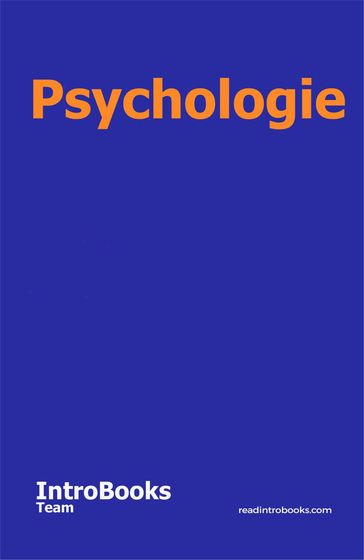 Psychologie - IntroBooks Team