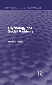 Psychology and Social Problems (Psychology Revivals)