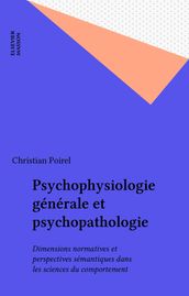 Psychophysiologie générale et psychopathologie