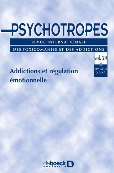 Psychotropes vol. 29 - 2023/2 - Collectif