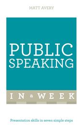 Public Speaking In A Week