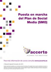 Puesta en marcha del Plan de Social Media (SMO)