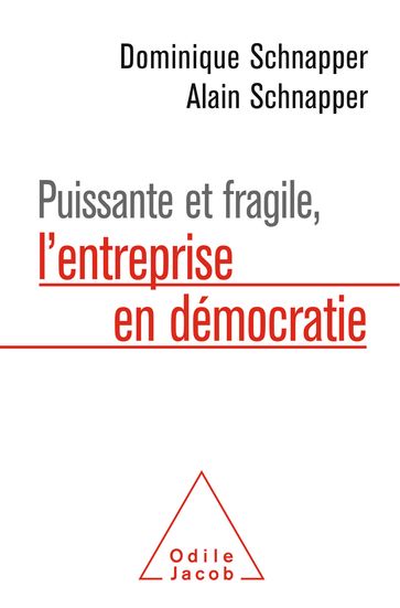 Puissante et fragile, l'entreprise en démocratie - Alain Schnapper - Dominique Schnapper