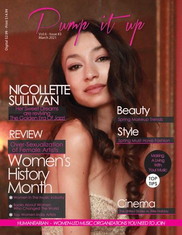 Pump it up Magazine - Nicollette Sullivan - Women's History Month Edition - Anissa Boudjaoui